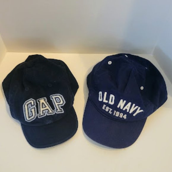 Set of 2 Baby Unisex Name Brand Baseball Hats GAP/Old Navy - Picture 1 of 3
